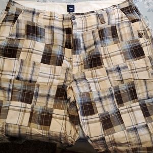 Gap Plaid Shorts, size 36W